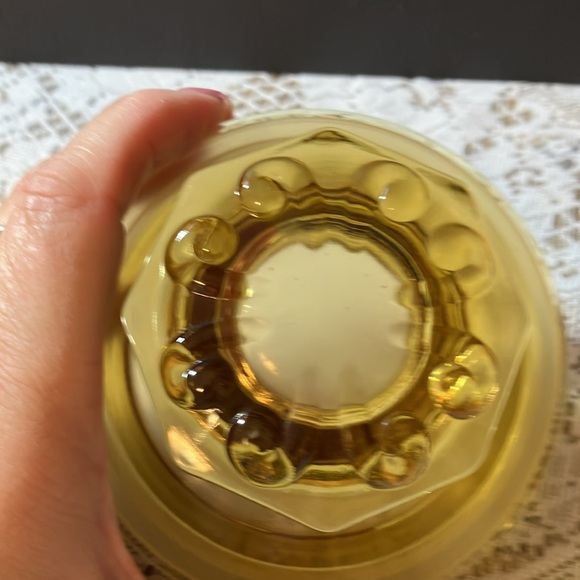 Amber glass jar - Picture 5 of 6